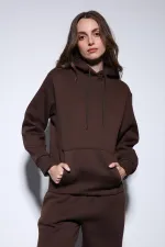 Antioch Coffee Hooded Basic Women's Sweatshirt