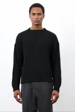 Antioch Black Knitted Men's Sweater