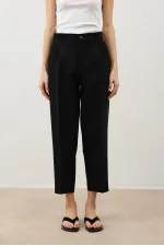 Antioch Black Women's Trousers with Darts