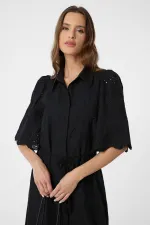 Antioch Black Women's Lace Embroidered Dress