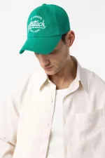 Chapeau brodé vert Antioch pour homme