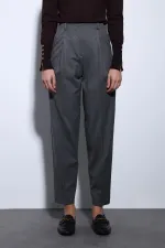 Antioch Antrasit Pensli Kadın Pantolon