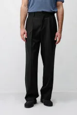 Antioch Siyah Relaxed Fit Erkek Pantolon