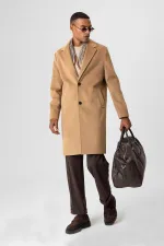 Antioch Camel Dokulu Erkek Kaban