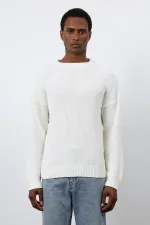Pull en maille écru Antioch pour homme