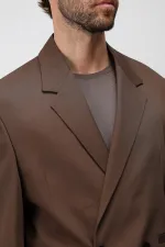 Antioch Coffee Relaxed Fit Men's Blazer Jacket