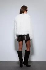 Antioch Ekru Suni Kürk Mont