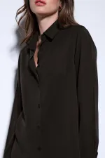 Antioch Kahve Premium Kadın Gömlek