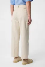 Antioch Stone High Waist Cotton Men's Trousers