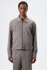 Antioch Kahve Ekoseli Mevsimlik Erkek Mont