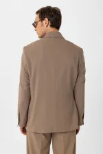 Antioch Vizon Kuşaklı Relax Fit Erkek Blazer Ceket