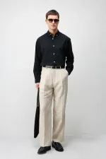 Antioch Siyah Relax Fit Erkek Gömlek