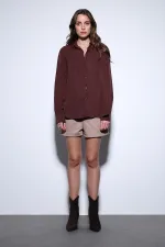 Chemise Antioch Burgundy Premium pour femmes