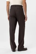 Antioch Coffee Linen Blend Men's Baggy Pants