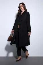 Antioch Siyah Pensli Kadın Pantolon