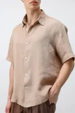 Antioch Vizon 100% Keten Relaxed Erkek Gömlek Antioch Vizon 100% Keten Relaxed Erkek Gömlek