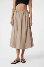 Antioch Mink Women's Balloon Midi Skirt