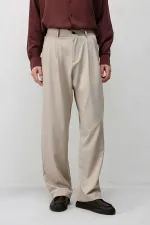 Antioch Beige Relaxed Fit Men's Trousers Antioch Beige Relaxed Fit Men's Trousers