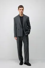 Antioch Gray Relaxed Fit Men's Blazer Jacket