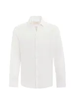 Chemise homme Antioch Ecru 100% lin coupe confort