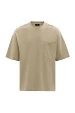 Antioch Khaki Relaxed Basic Men's T-Shirt