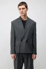 Antioch Gray Relaxed Fit Men's Blazer Jacket