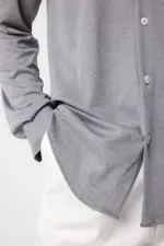 Antioch Gri Slim Fit Erkek Gömlek