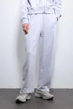 Antioch Gri Melanj Kapüşonlu Eşofman Takım