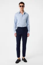 Antioch Bebe Mavi Slim Fit Erkek Gömlek