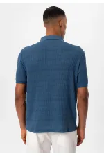 Antioch İndigo Slim Fit Polo Yaka Erkek T-Shirt