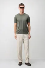 Antioch Haki Comfort Slim Triko T-Shirt