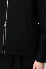 Antioch Black Textured Men's Jacket