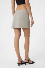 Mini-jupe fendue Antioch Stone pour femme