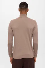Pull à col roulé long en vison Antioch pour homme