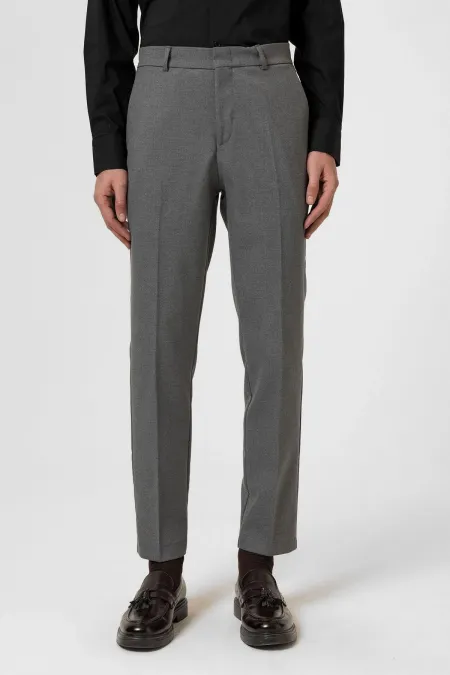 Antioch Grey High-Waisted Classic Men's Trousers