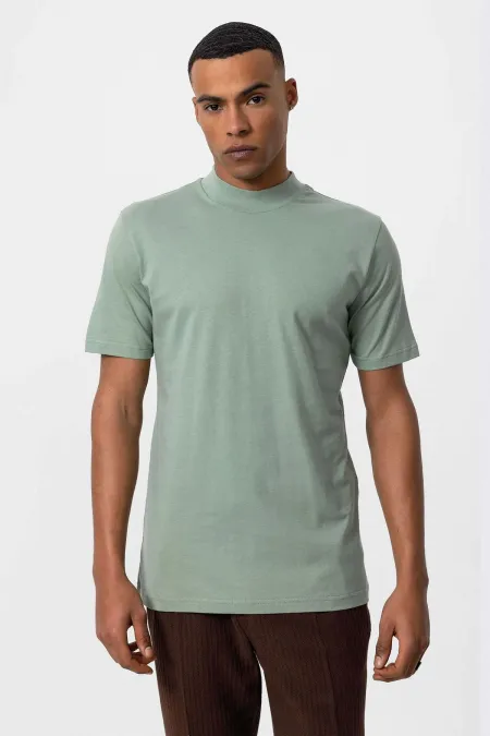 T-shirt basique Antioch Mint coupe ajustée
