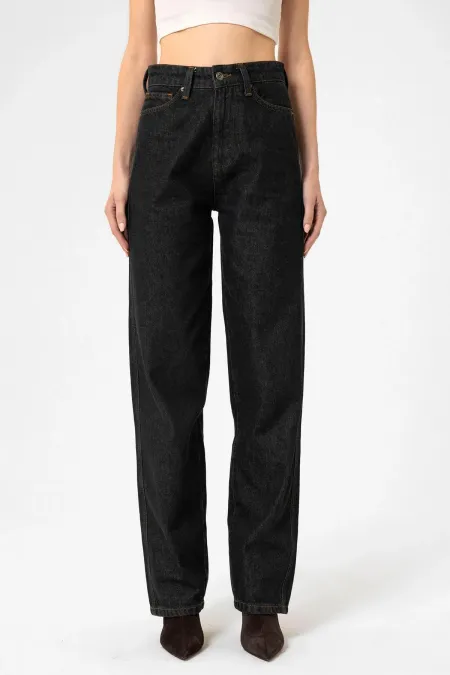 Antioch Black Women's High-Waisted Jeans