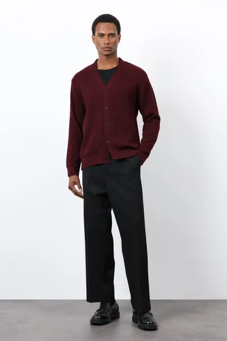 Gilet basique bordeaux Antioch pour homme