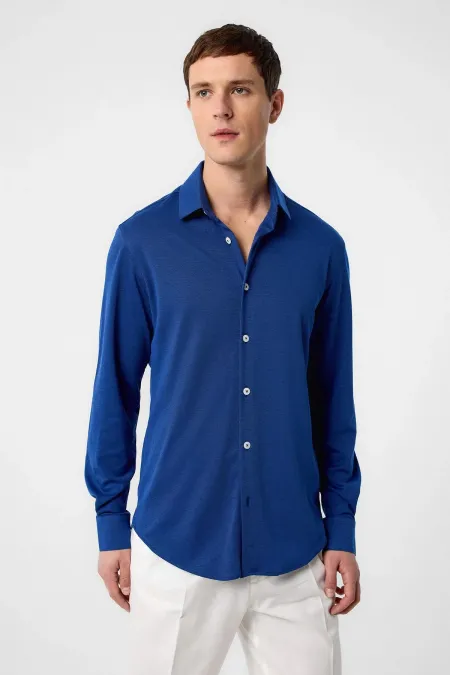 Antioch İndigo Slim Fit Erkek Gömlek