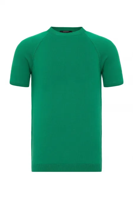 T-shirt en maille à col rond Antioch Green