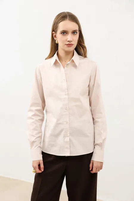 Chemise Antioch Stone Basic Slim Fit pour femme