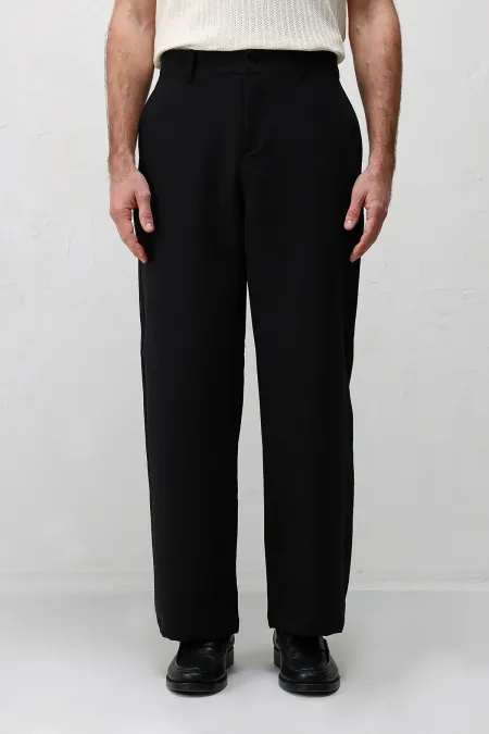 Pantalon Antioch noir coupe décontractée pour homme