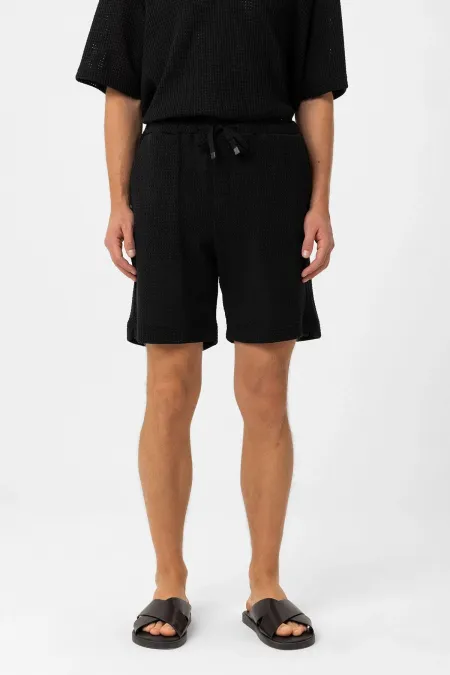 Short Antioch noir texturé et décontracté pour homme