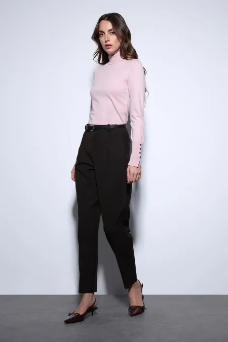 Antioch Kahve Pensli Kadın Pantolon