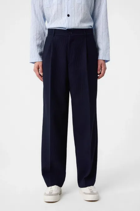 Antioch Lacivert Baggy Fitilli Erkek Pantolon