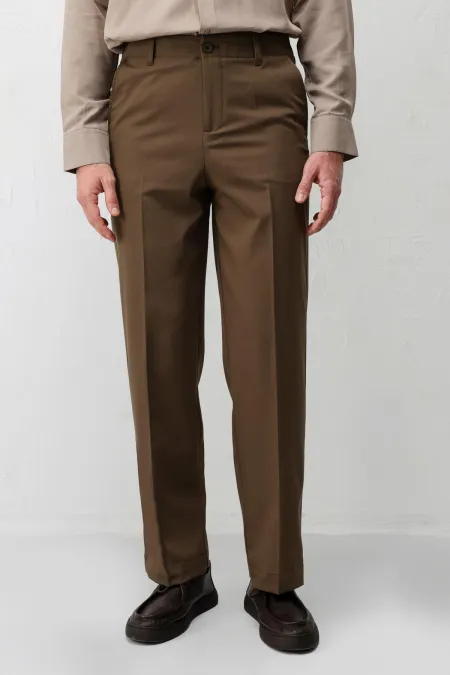 Pantalon Antioch Khaki coupe droite pour homme