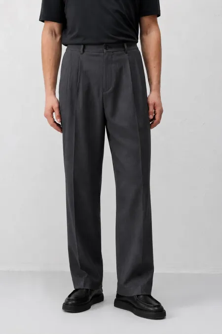 Antioch Grey Relaxed Fit Men's Trousers