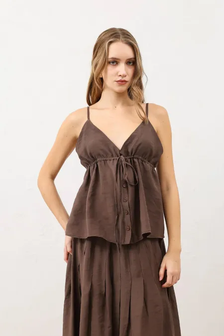 Antioch Coffee Gathered Women's Top