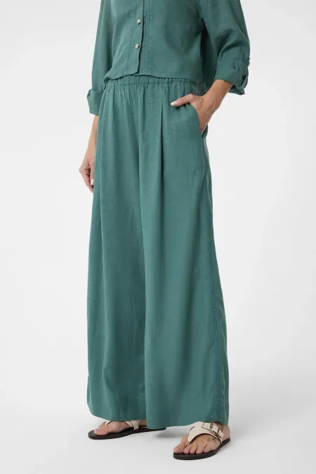 Antioch Yeşil Şerit Detaylı Kadın Pantolon