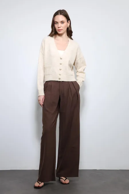 Gilet Antioch Stone en laine mélangée